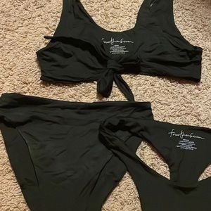 437 Black Kenzie Top and Aubrey Bottoms